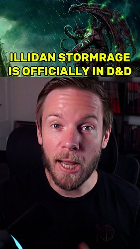 World of Warcrafts Illidan Stormrage is OFFICIALLY in Dungeons & Dragons - can you guess his CR? #dungeonsanddragons #dnd5e #...