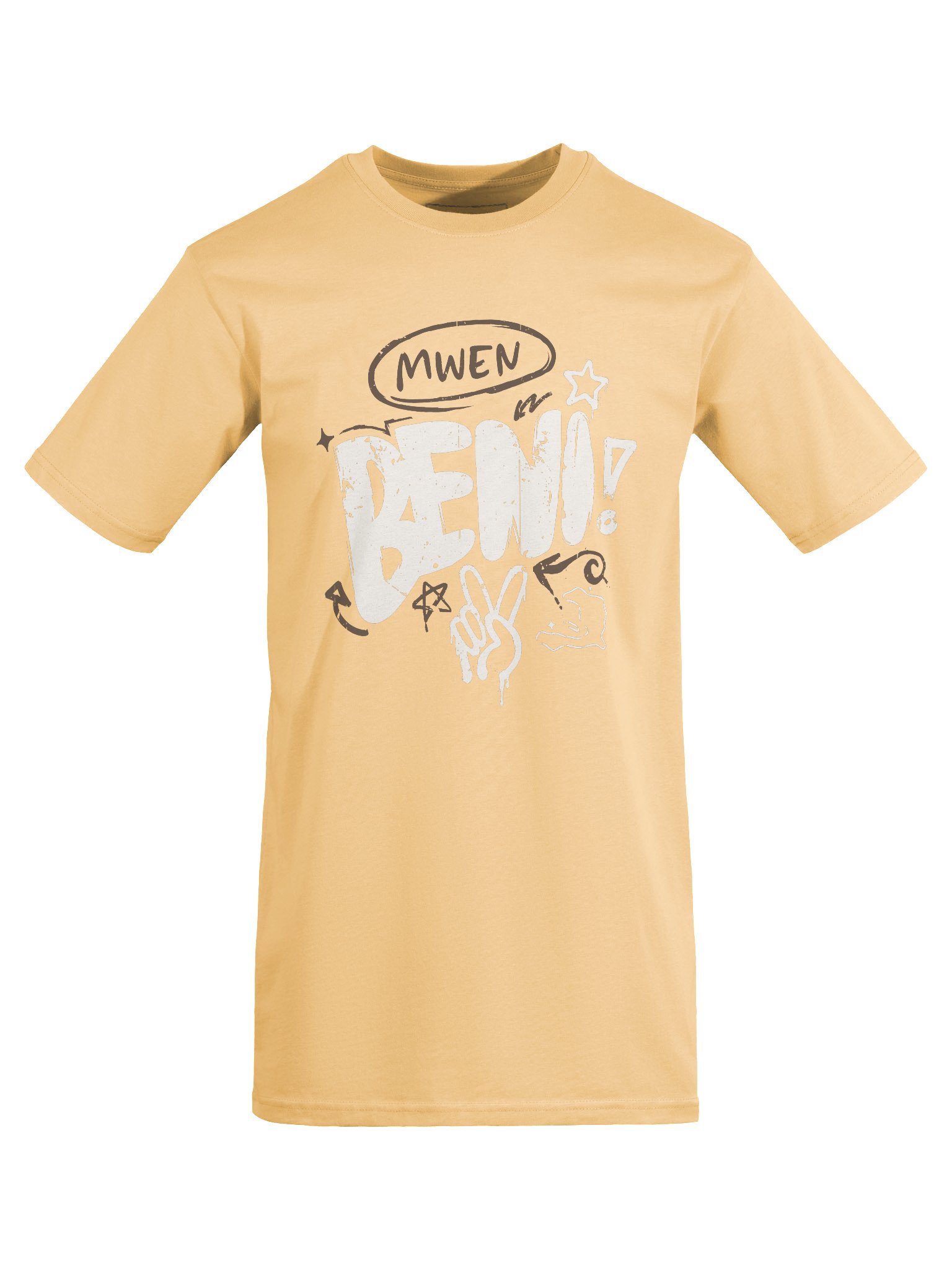 Mwen BENI Street Art Graffiti Men's Tee product image (5)
