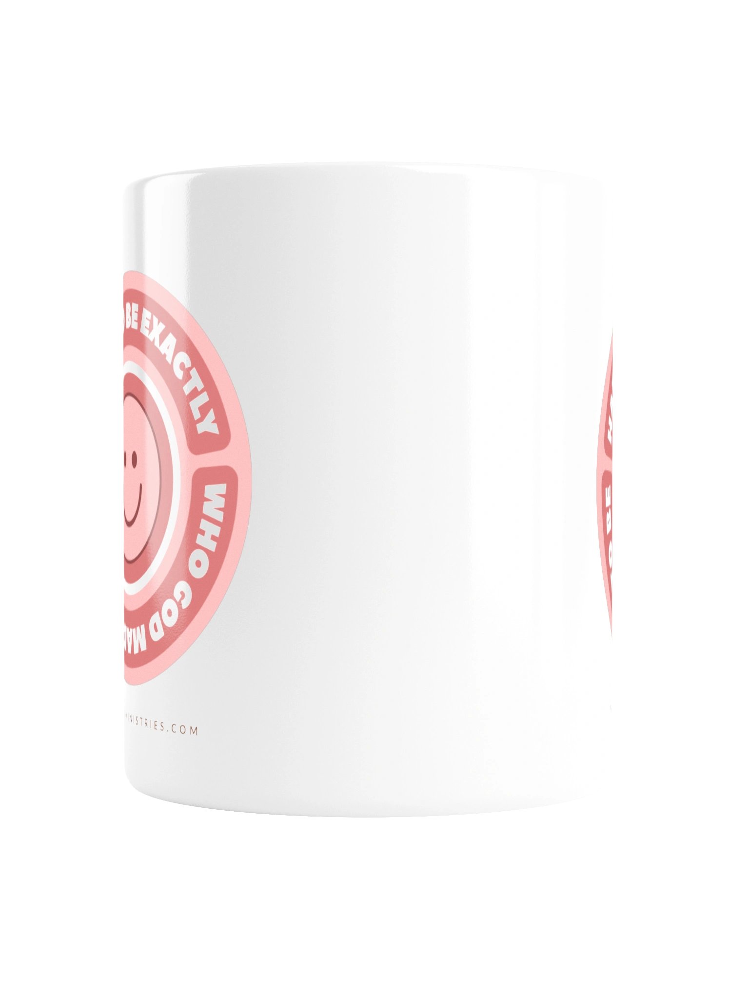 Happy to Be Exactly Who God Made Me to Be Mug - Pink product image (2)