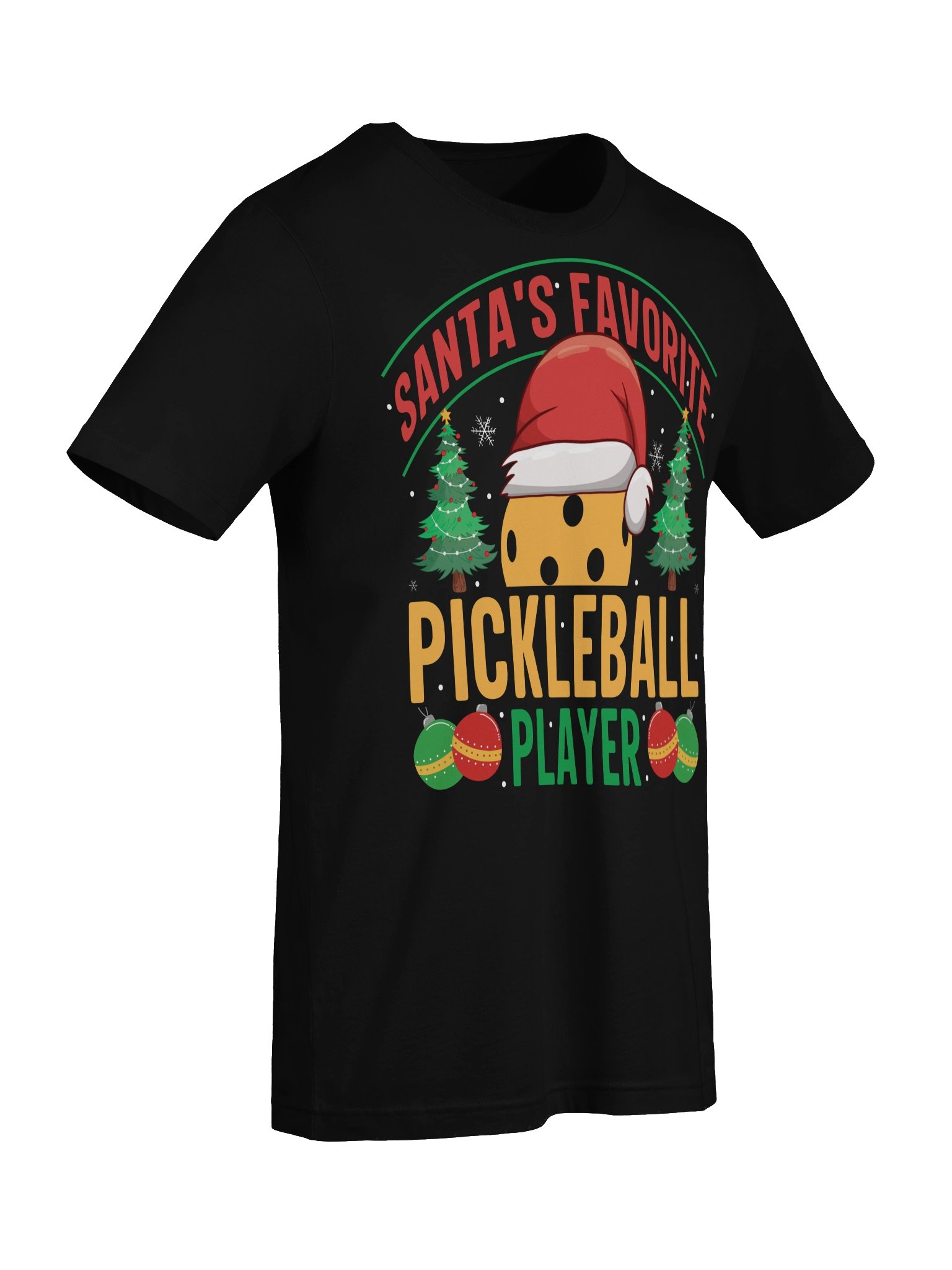 Santa's Favorite Pickleball Player Christmas Shirt product image (37)