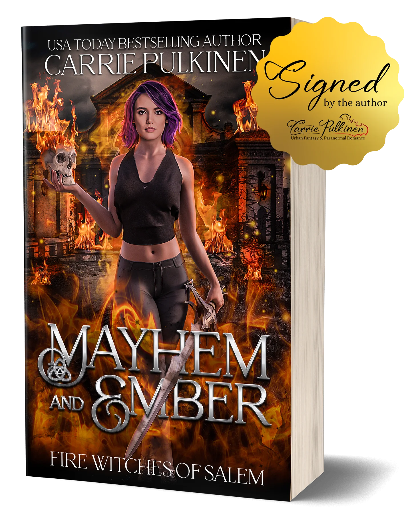 Mayhem and Ember Signed Paperback product image (1)