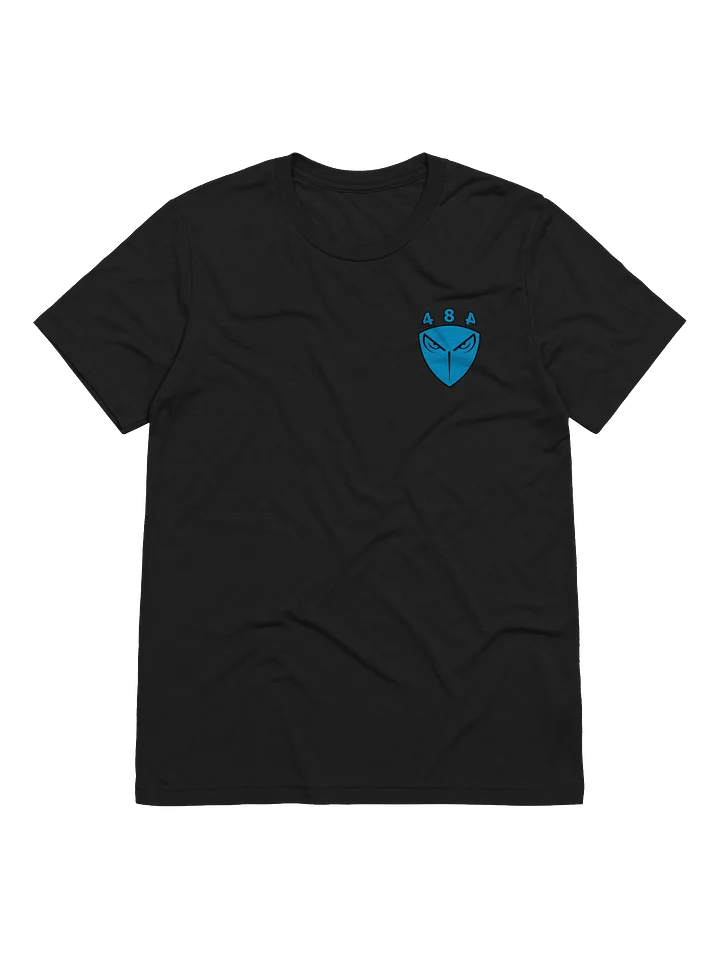 484 Face Logo Tri-Blend Tee-Black Outlined product image (1)