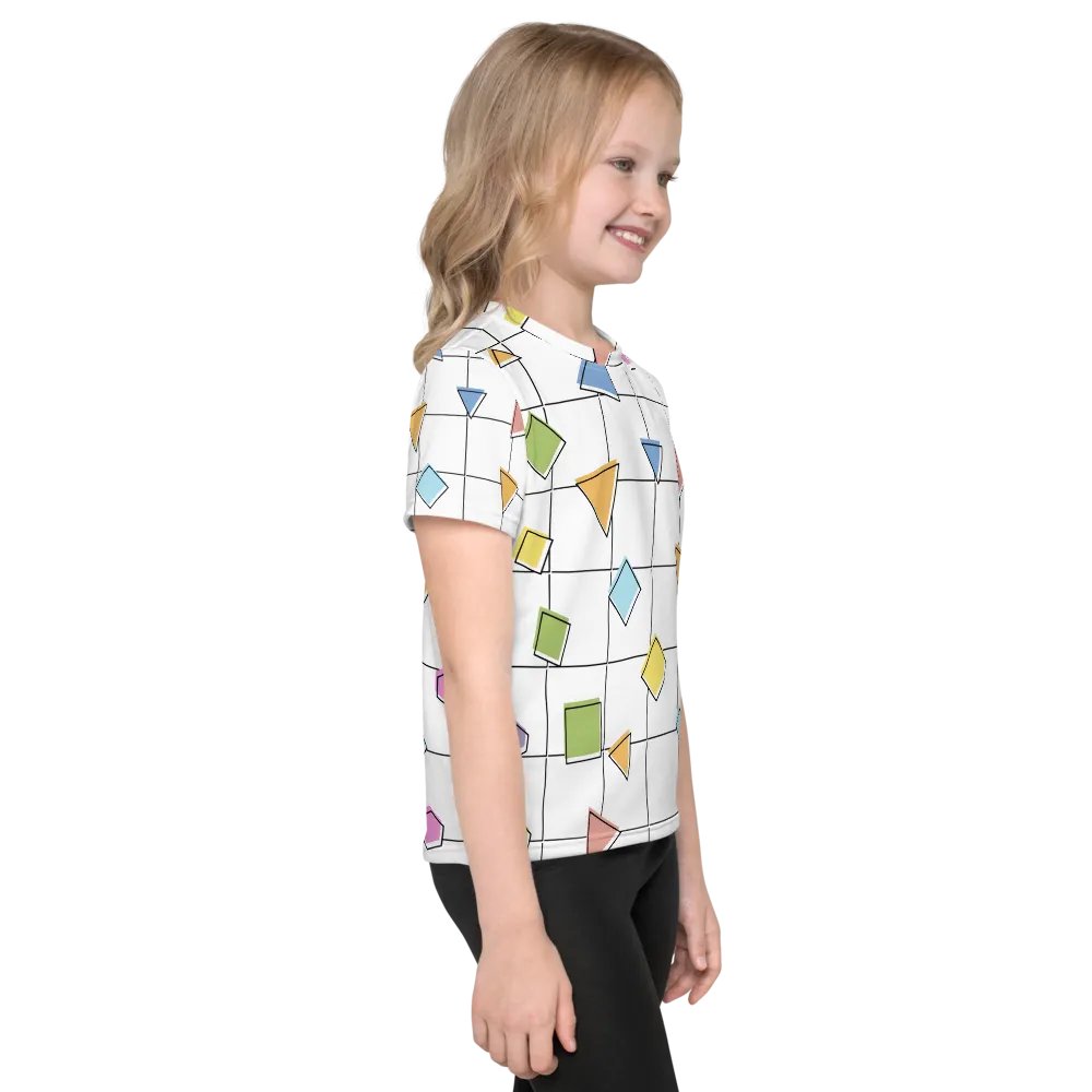 All-Over Print Kids Crew Neck T-Shirt product image (4)