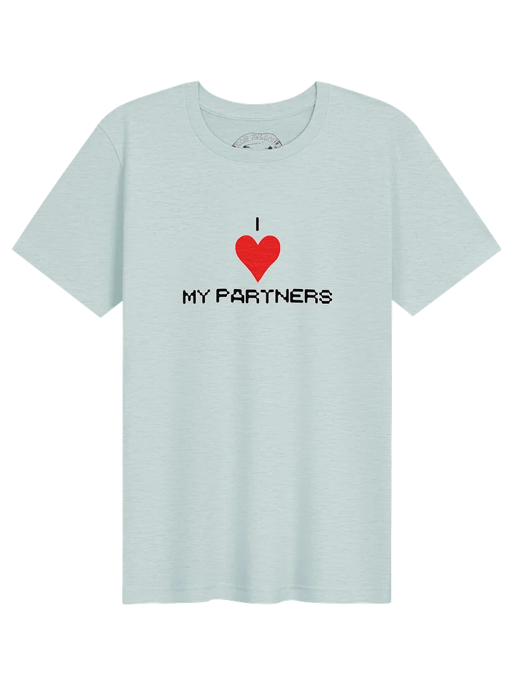 I Love My Partners Super Soft Black Ink Tee product image (81)