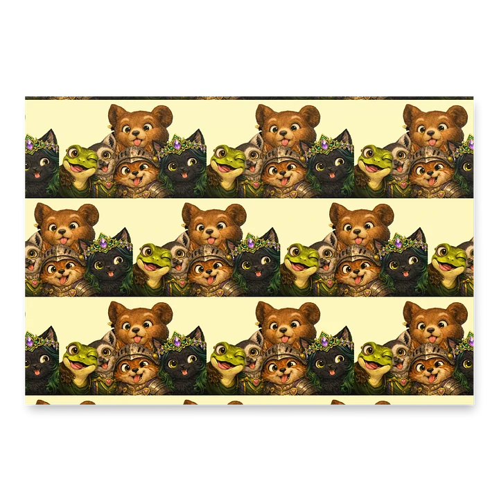 Kingdoms courts wrapping paper product image (2)