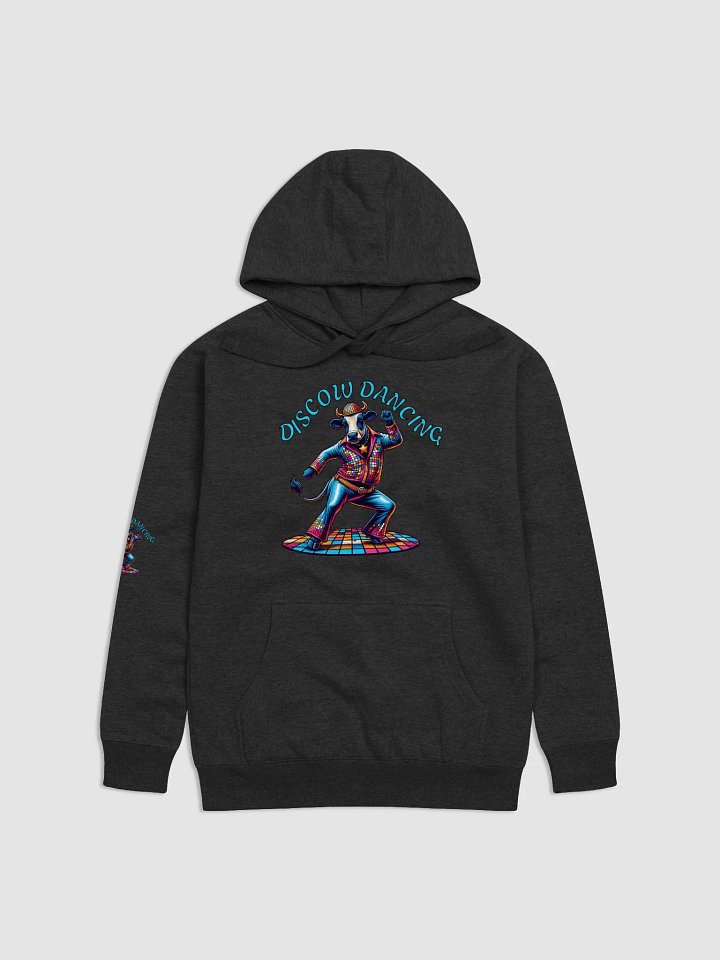 Retro Disco Dancing Cow Hoodie - Fun and Unique Fashion Statement product image (4)