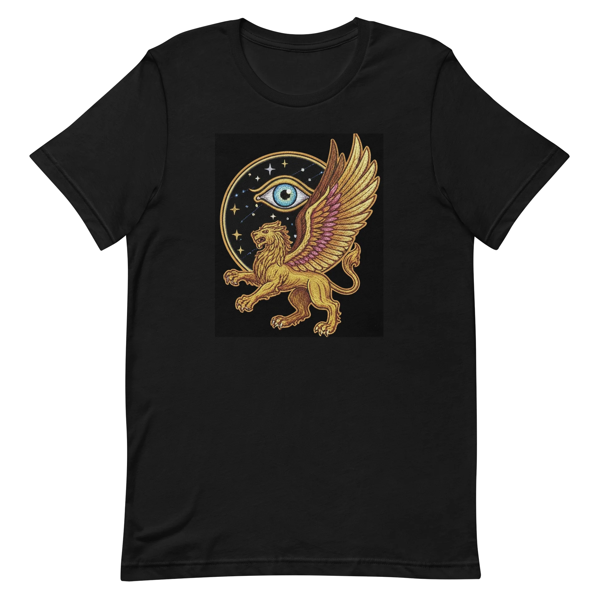 Celestial Griffin Embroidered T-Shirt product image (2)