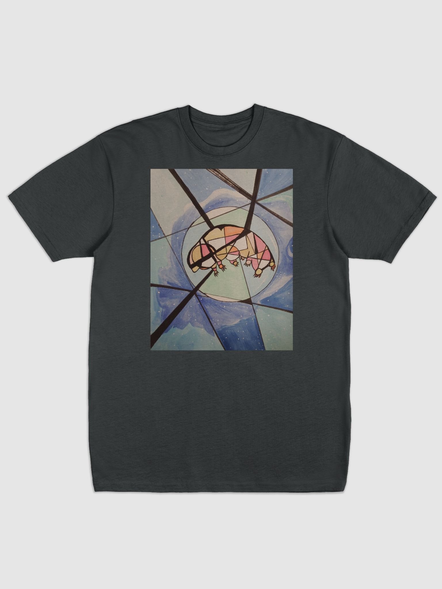 Cubism Painting: The Dream of a Tardigrade Cotton Heritage Men's Premium Heavyweight Tee by Cotton Heritage product image (3)