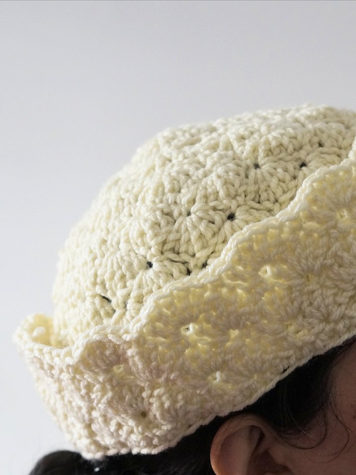 Shell stitch sailor hat Crochet pattern product image (2)