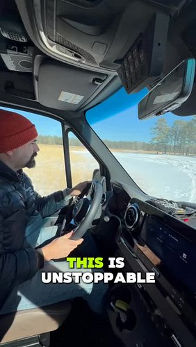 BTS in one of our favorite spots, testing a maxed-out Hudson on the Sprinter 170 AWD. The @agileoffroad Performance Elite RIP...