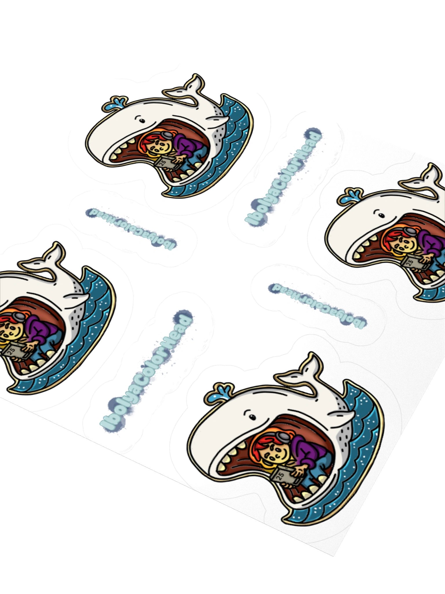 Ibo And The Whale Stickers product image (3)