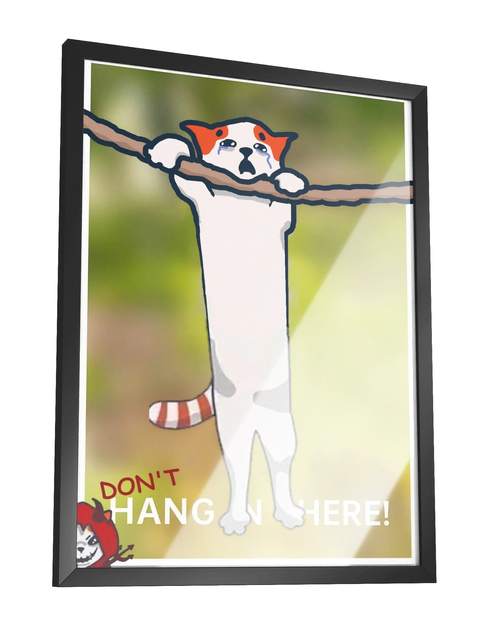 DON'T Hang In There Motivational Marsey Poster product image (9)