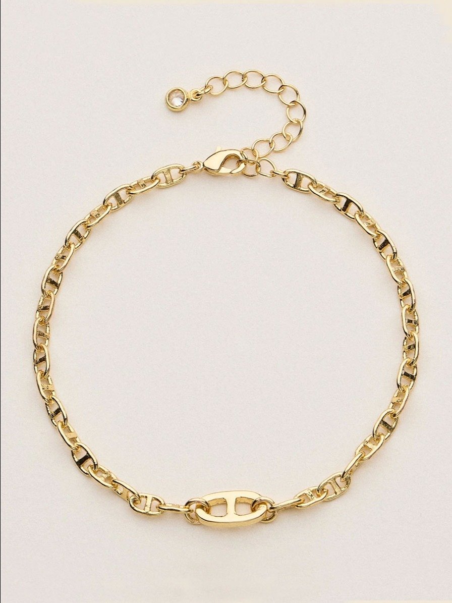 Sculpted Oval Link Bracelet product image (1)