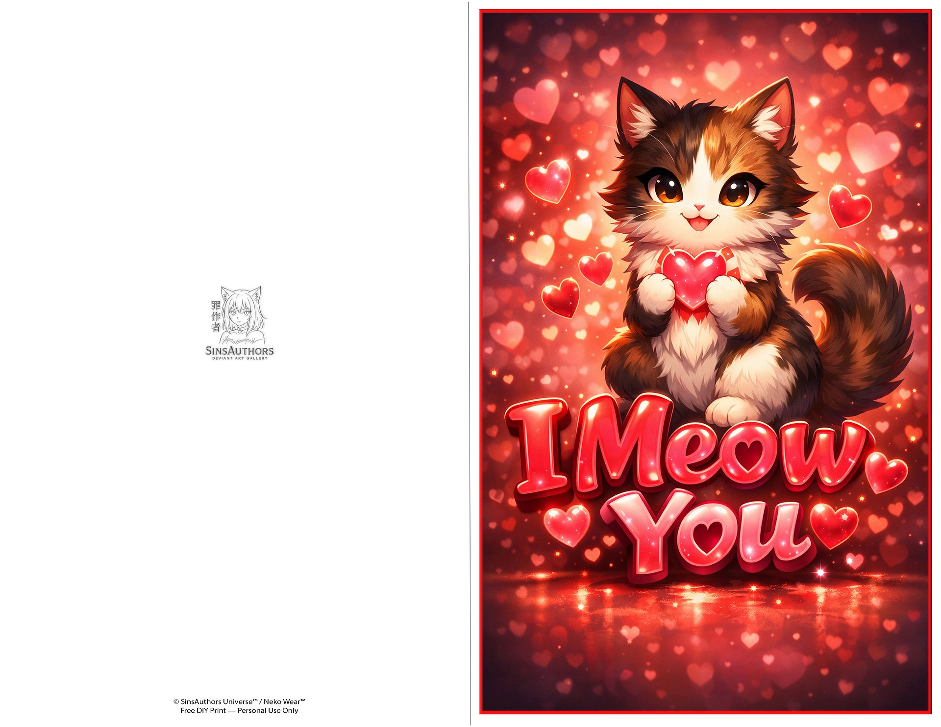 💖 DIY Valentine Pack 1 — Neko Wear product image (11)