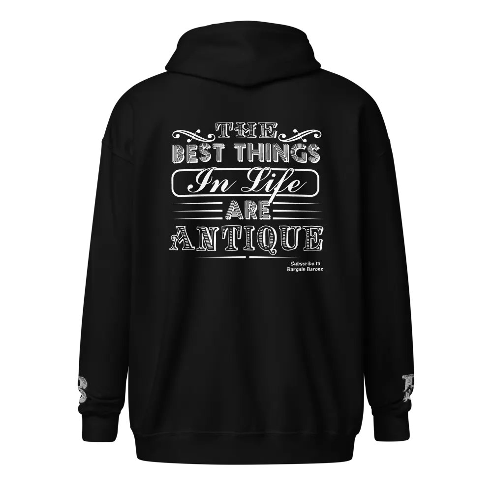 THE BEST THINGS IN LIFE ARE ANTIQUE (Zipper Hoodie) product image (4)