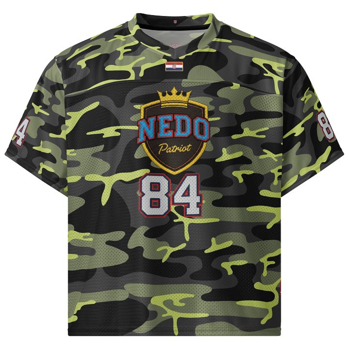 Crowned Camo All-Over Football Jersey product image (1)