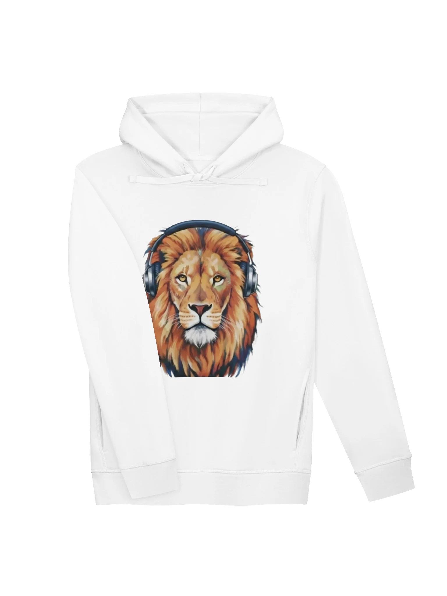 Majestic Neon Lion | Organic Premium Hoodie product image (11)