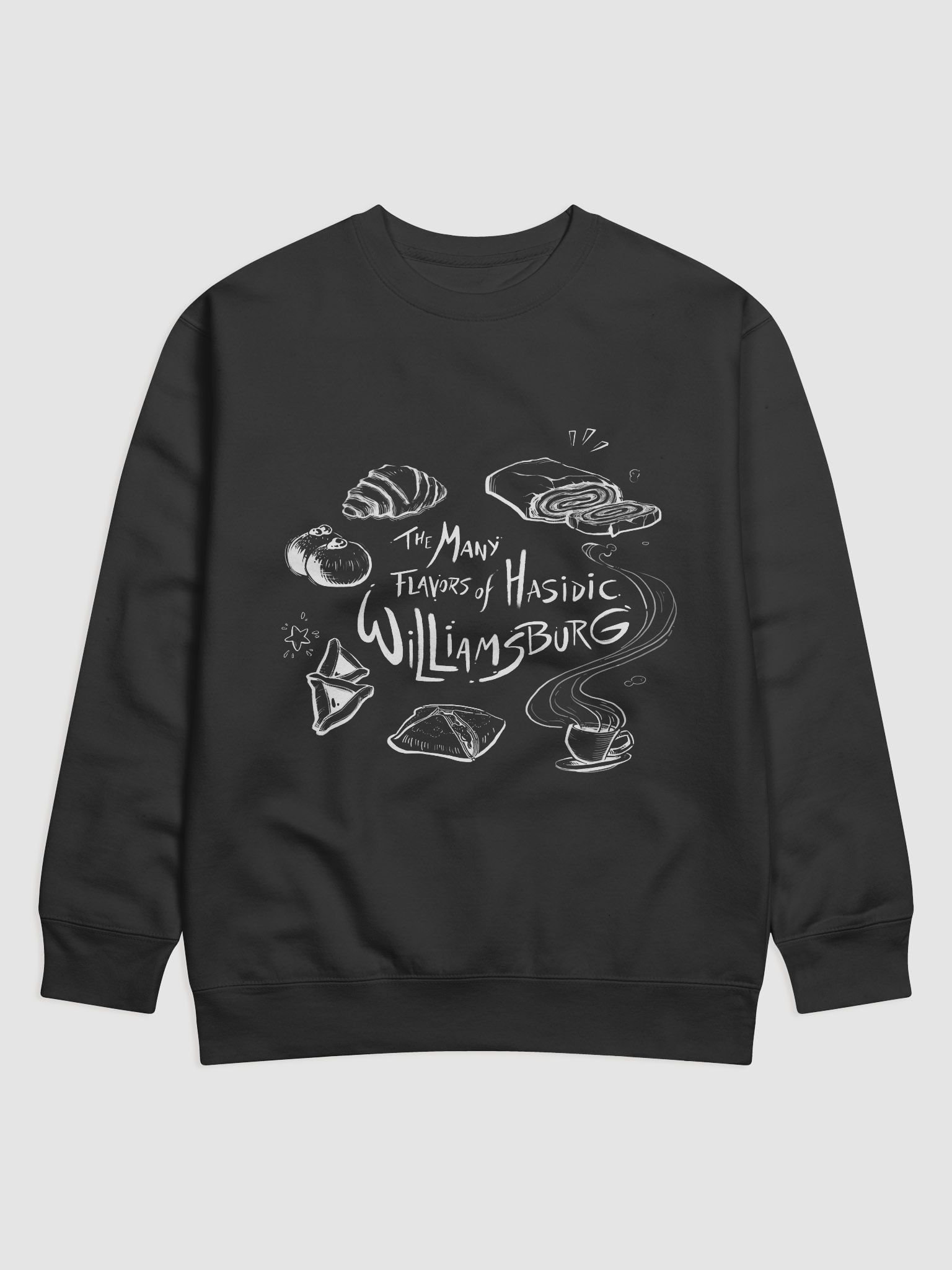 Sweatshirt: The many flavors of Hasidic Williamsburg T-shirt product image (1)