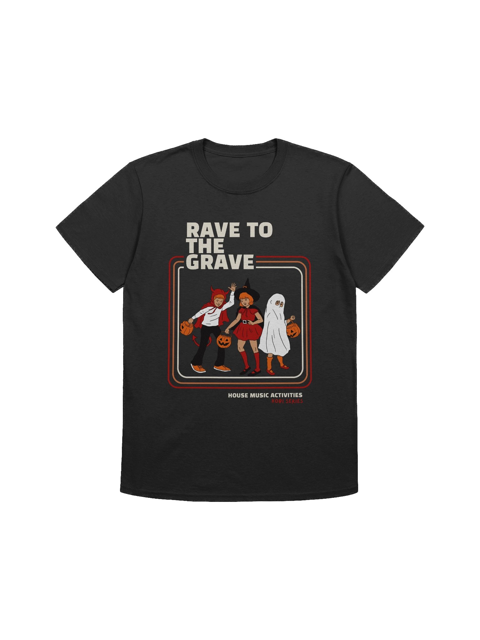 Rave to the Grave Halloween Unisex T-Shirt product image (1)