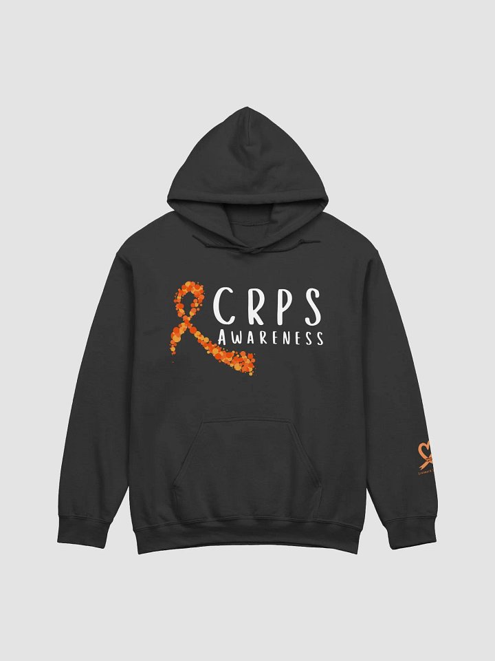 CRPS Awareness Bubble Ribbon Hoodie- White Print product image (1)