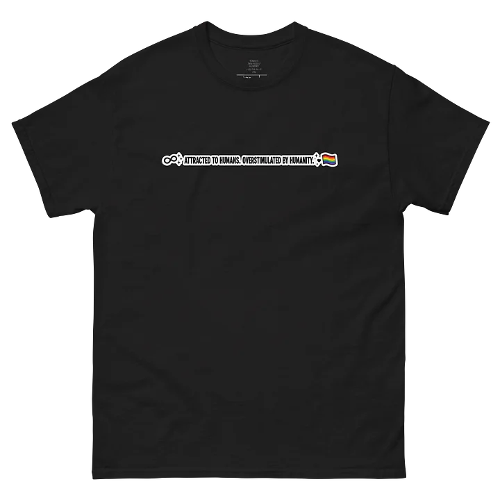 Pride 2026 Overstimulated By Humanity T-shirt. product image (2)