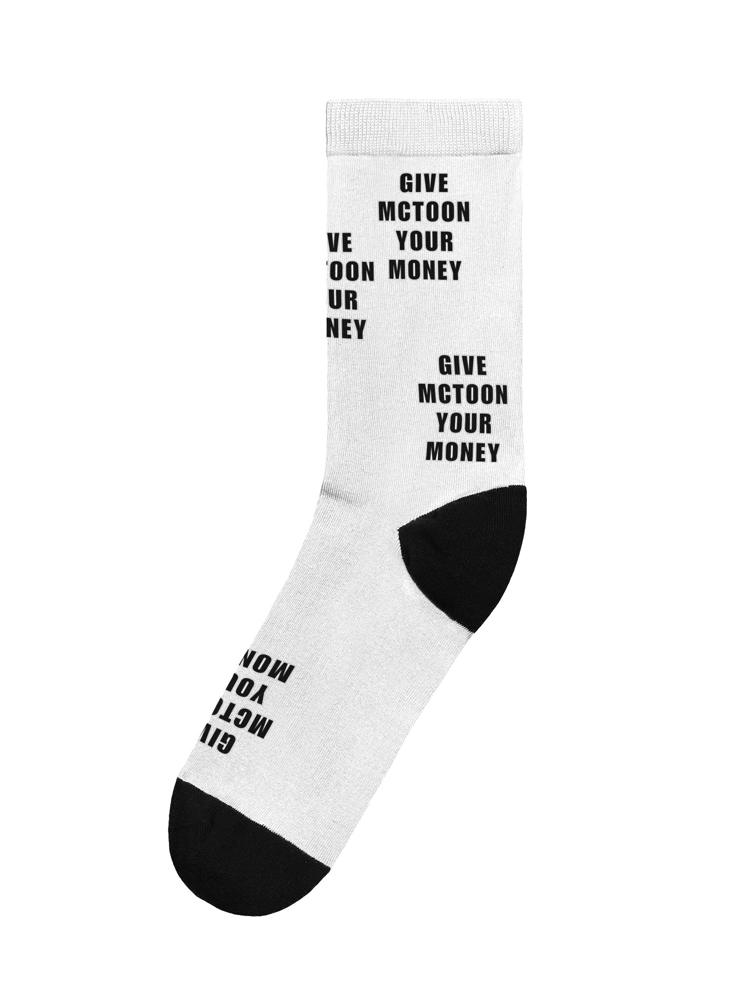 MC TOON FINANCIAL ADVICE SOCKS product image (1)
