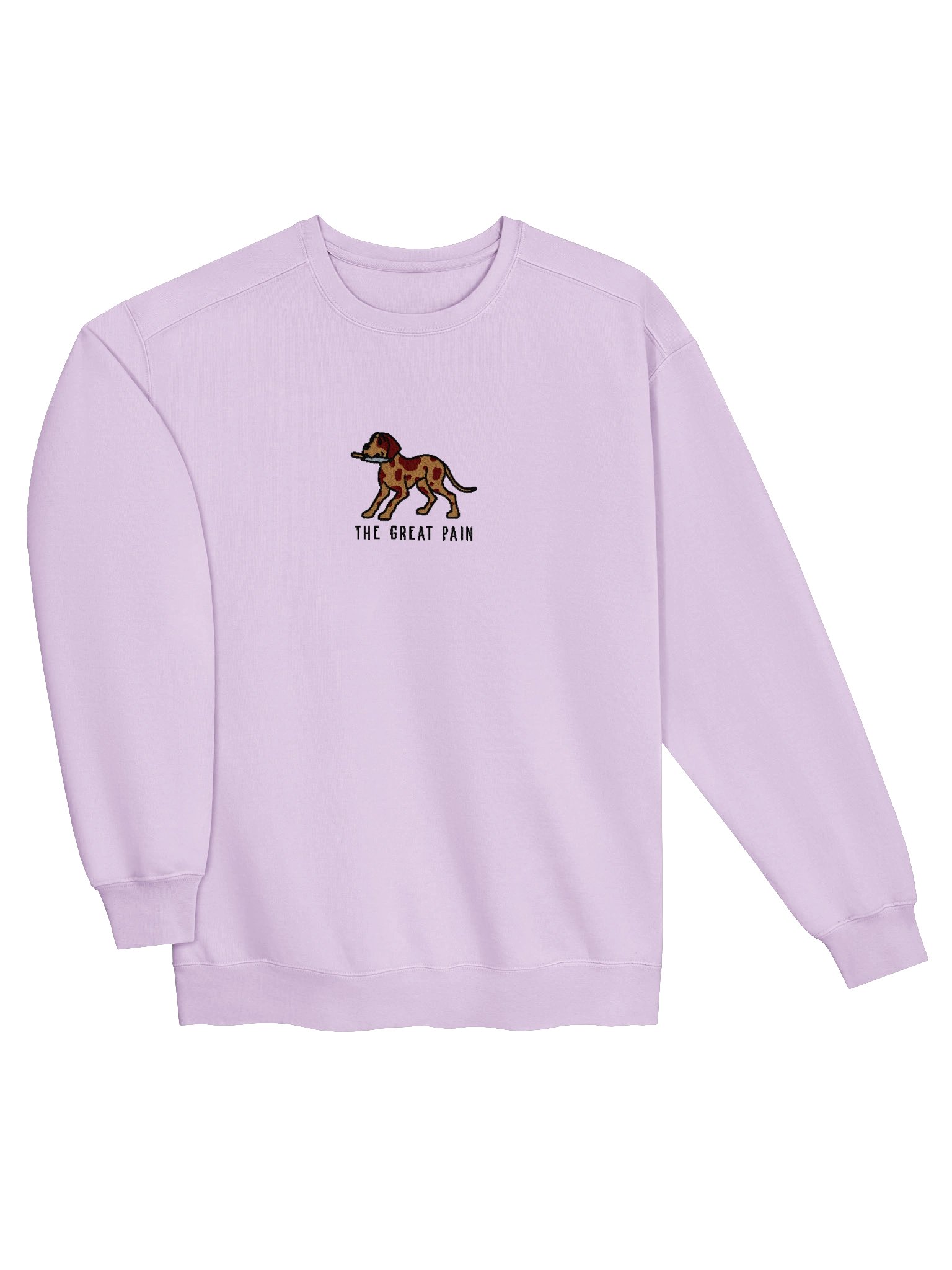 The Great Pain Funny Chibi-Style Embroidered Premium Sweatshirt for Great Dane(Chocolate Merle) Owners product image (35)
