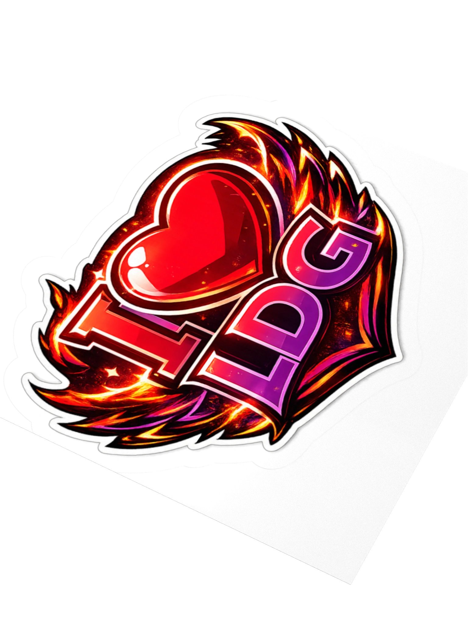 I HEART LDG Sticker product image (9)