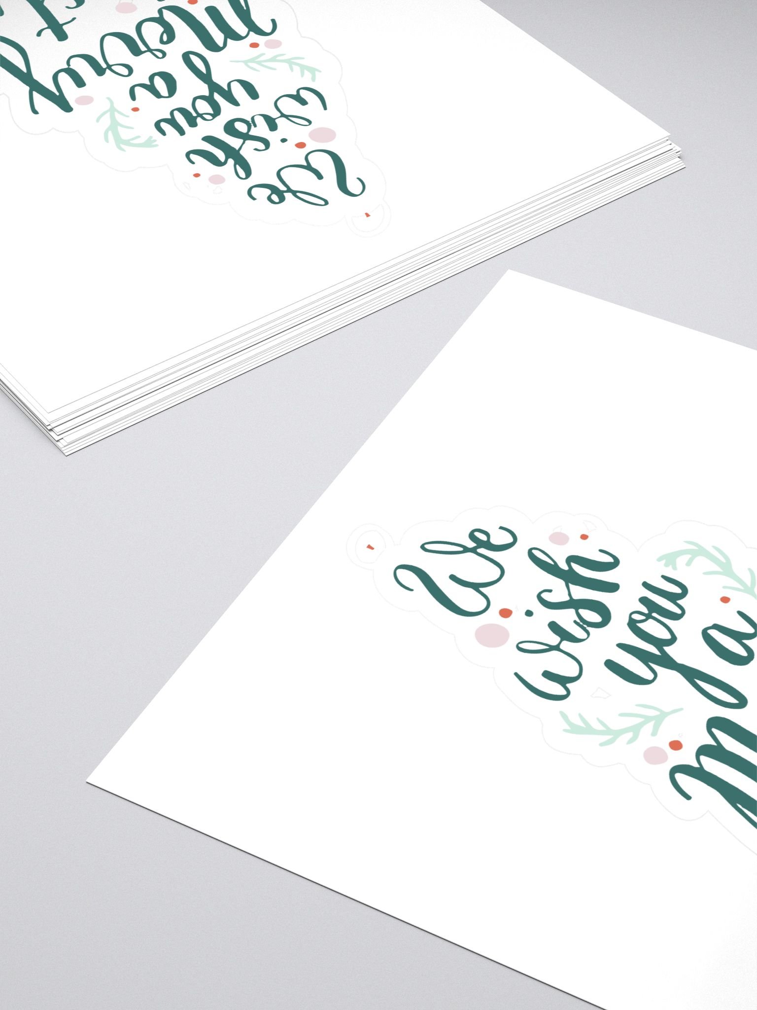 Merry Christmas Tree Kiss-Cut Stickers product image (4)