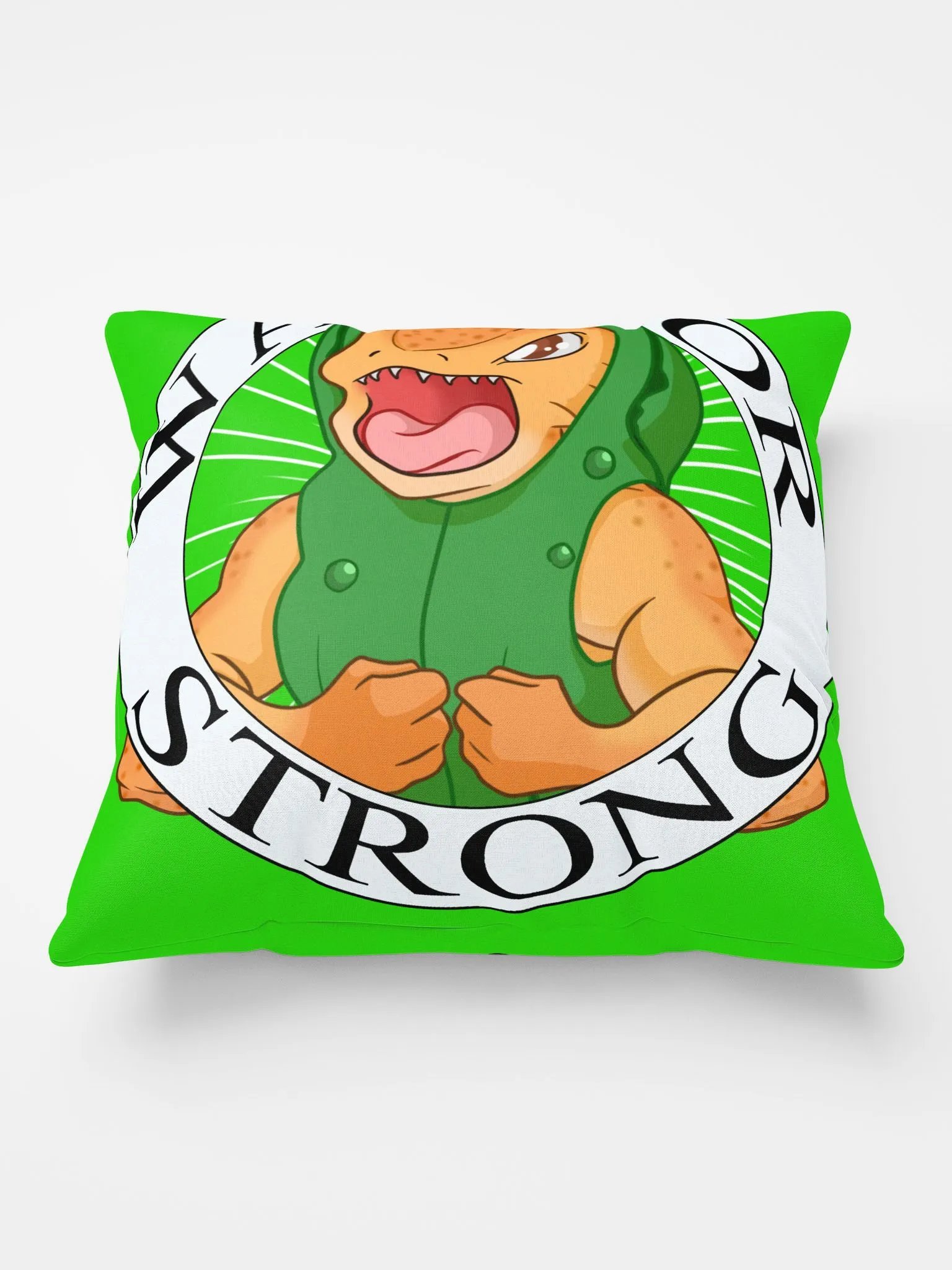 Buff Pickle Warrior Strong Pillow product image (2)