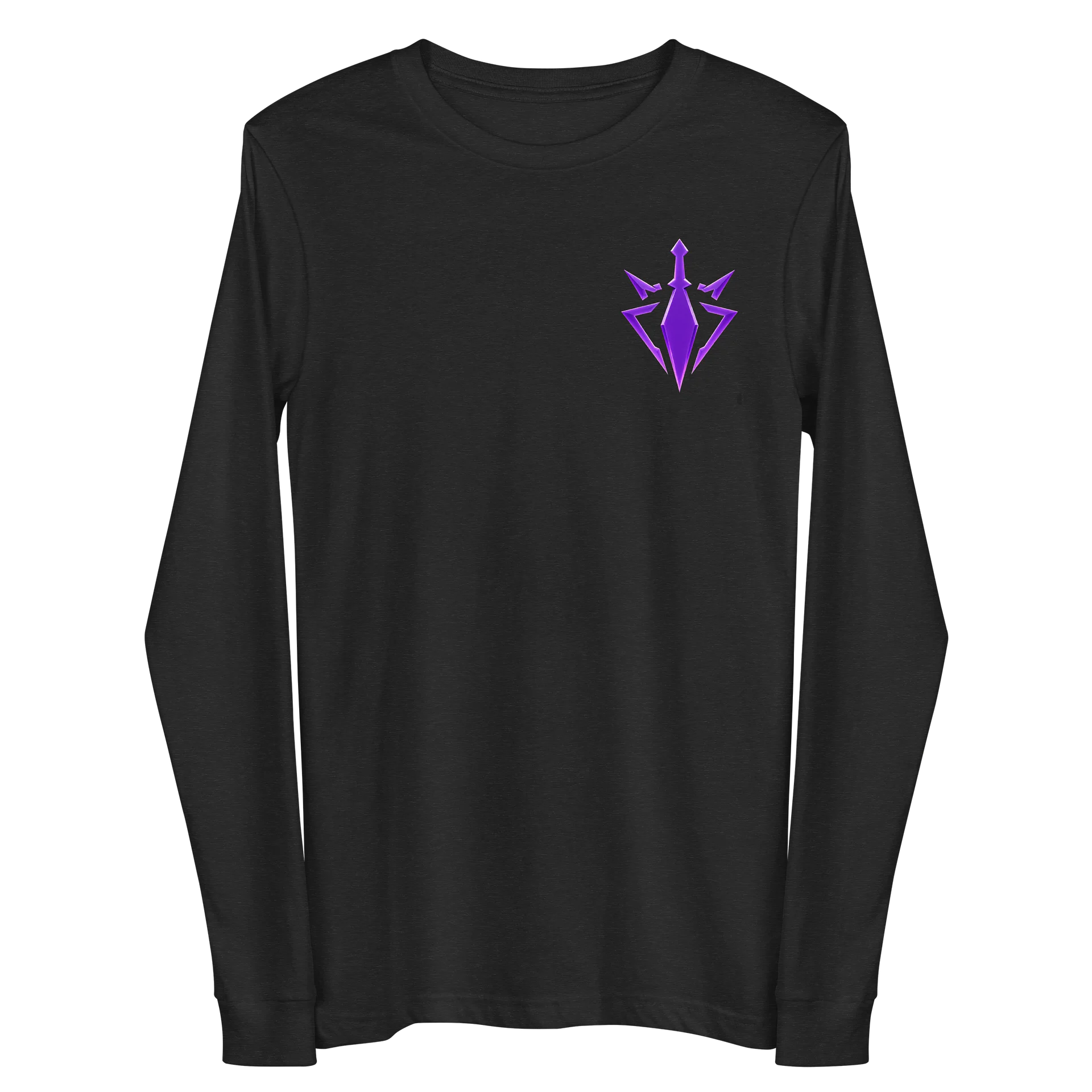 Inebrium Purple Geometric Emblem Long Sleeve Tee product image (2)