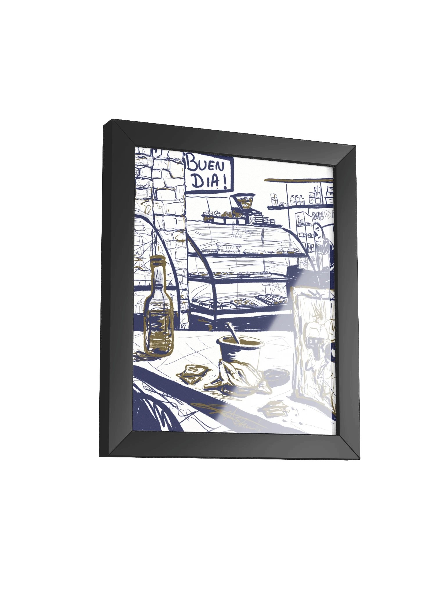 Buen día en la panadería | Framed Art Print product image (16)