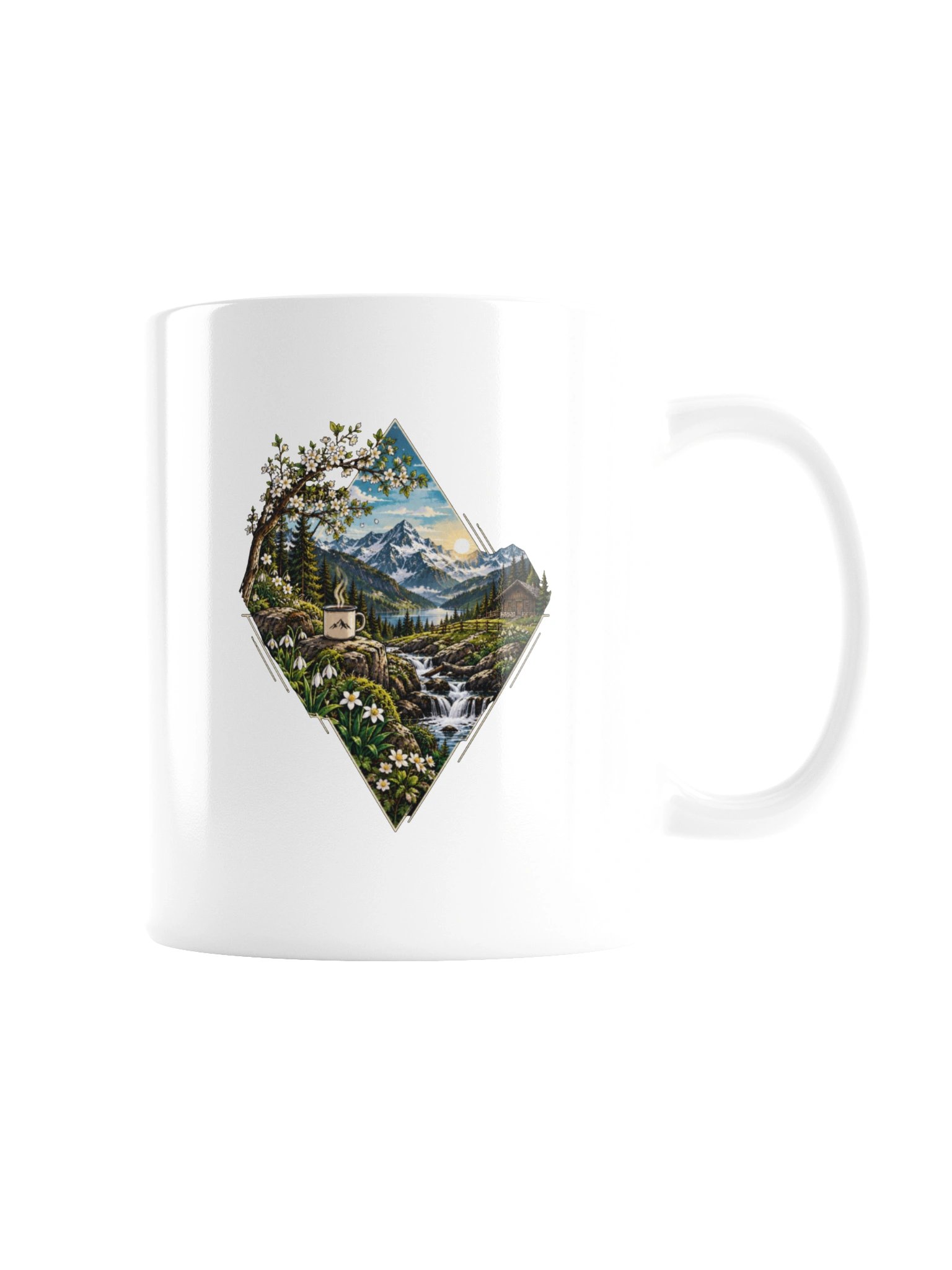 Mountain Spring – Coffee & Wildflowers Mug product image (9)