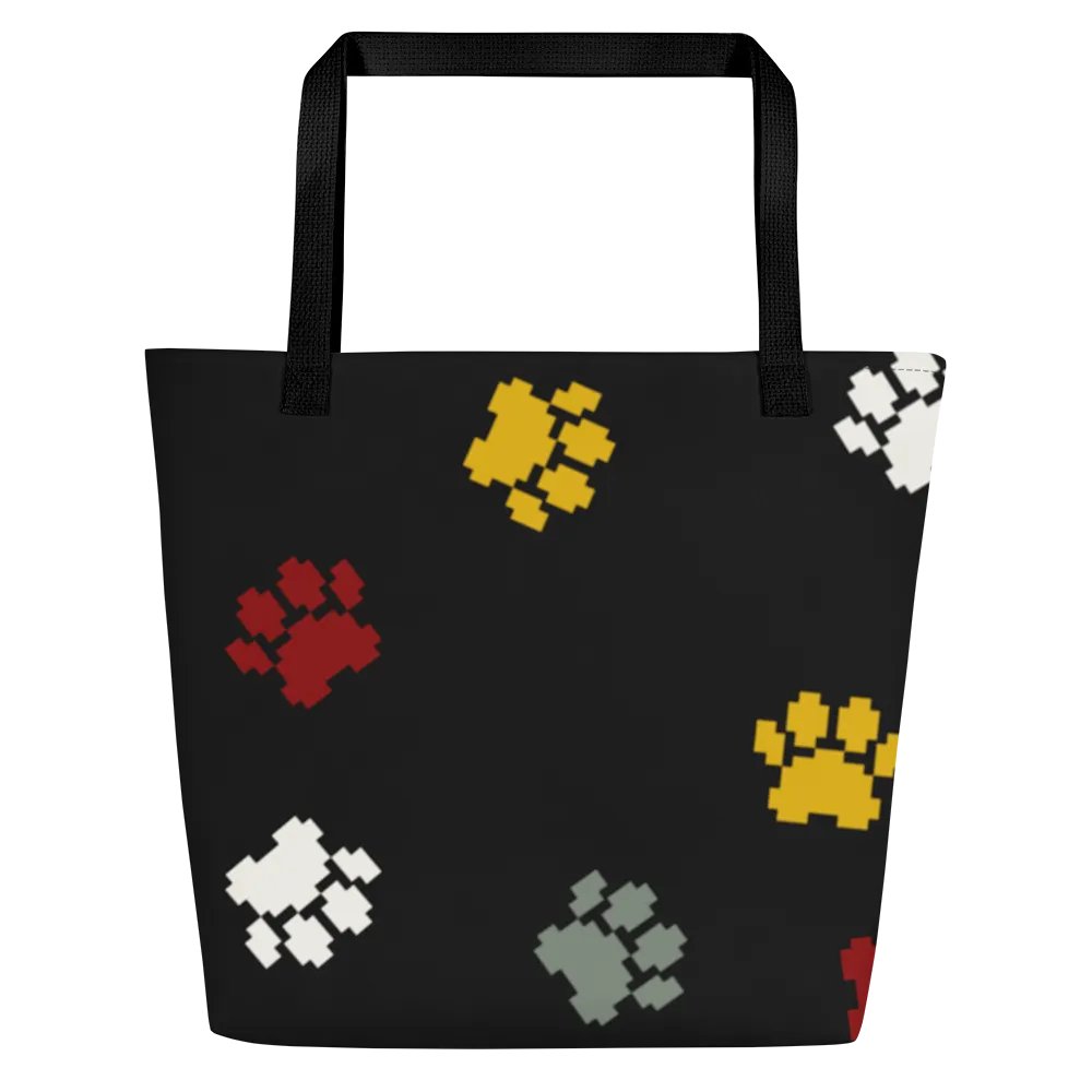 Cat Mom Colors Tote Bag with Pocket product image (1)