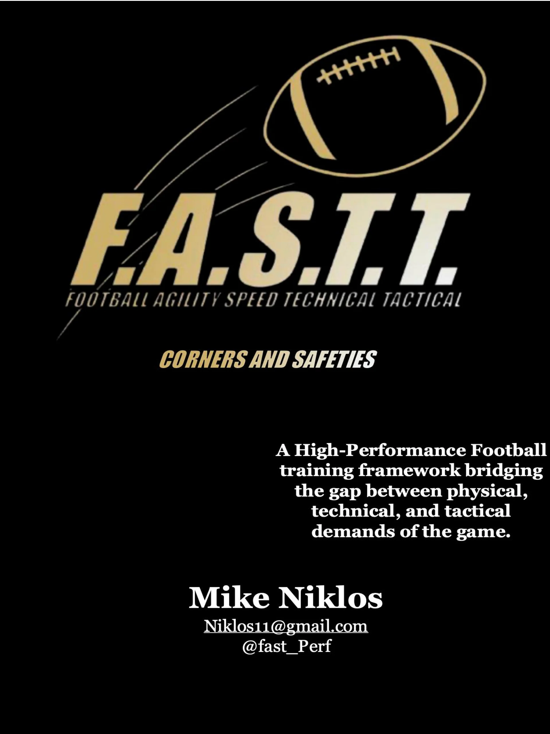 FASTT DB Manual for Corners & Safeties product image (1)
