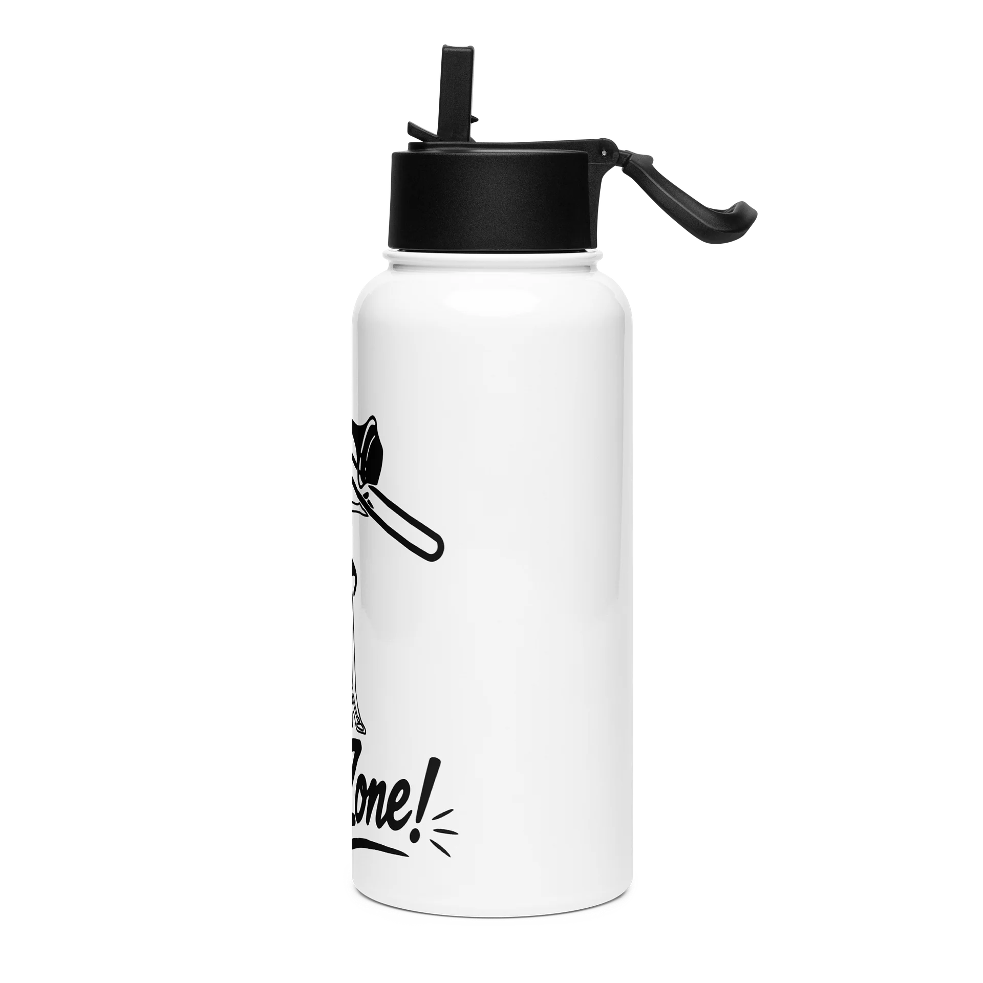 In the Bone Zone Straw Lid Water Bottle product image (3)