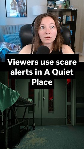 This is why I don't trust my viewers 😂❤️

#aquietplace #horror #funny #livestream #streamer #gamergirl #twitch