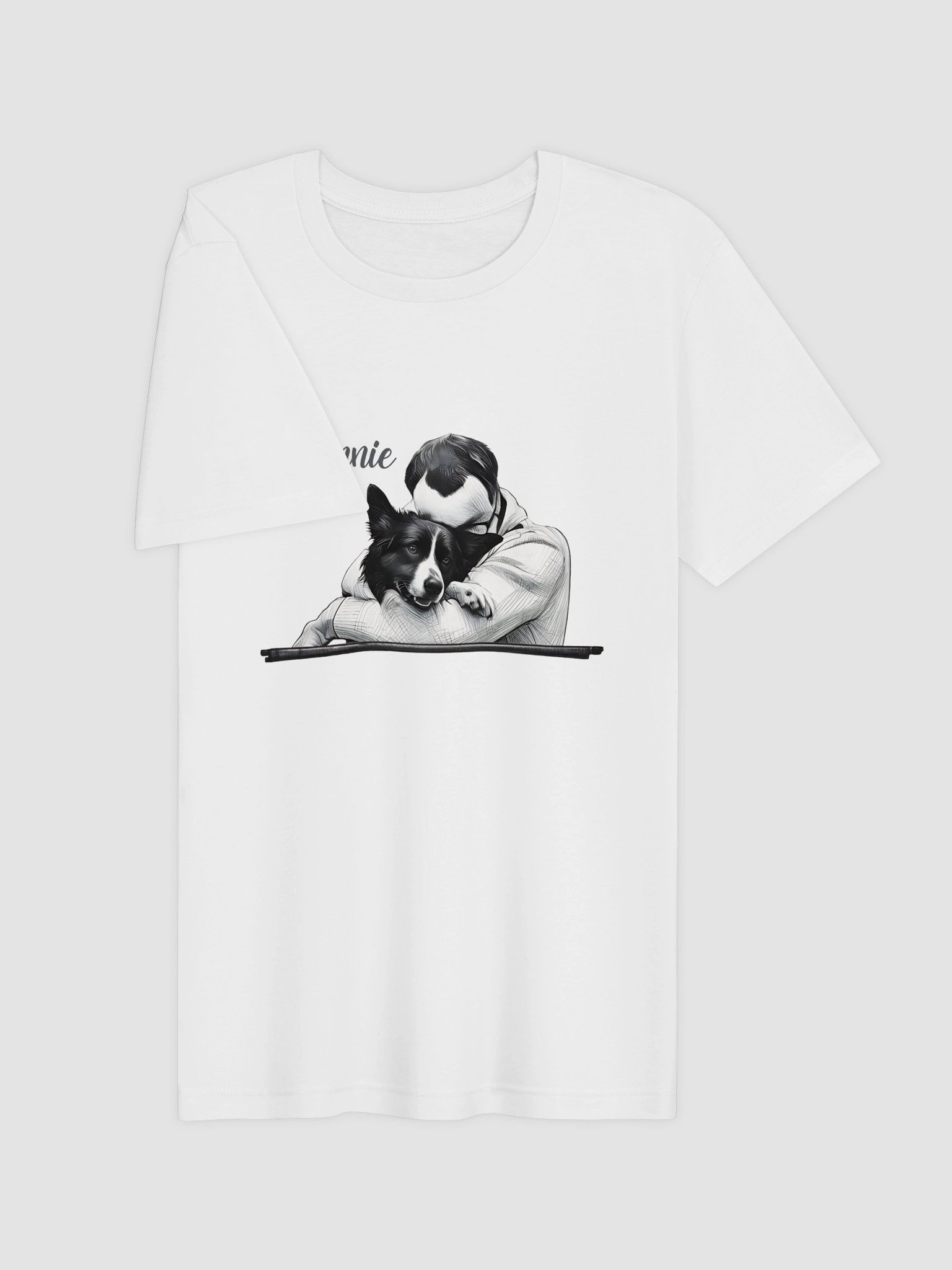 Custom Pencil Sketch Pet Portrait T-Shirt product image (3)