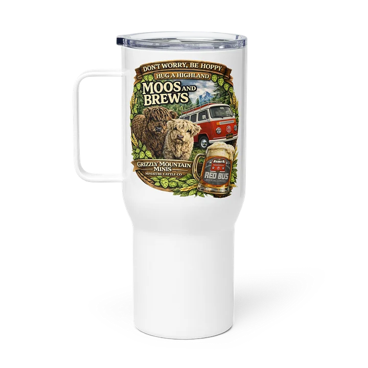 Moos and Brews Travel Mug product image (1)