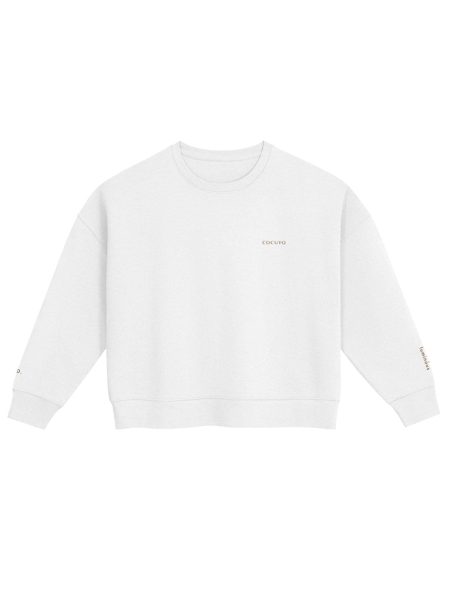 Copy of softly luminous — E.D. | Women's Organic Crew Neck Sweatshirt product image (1)