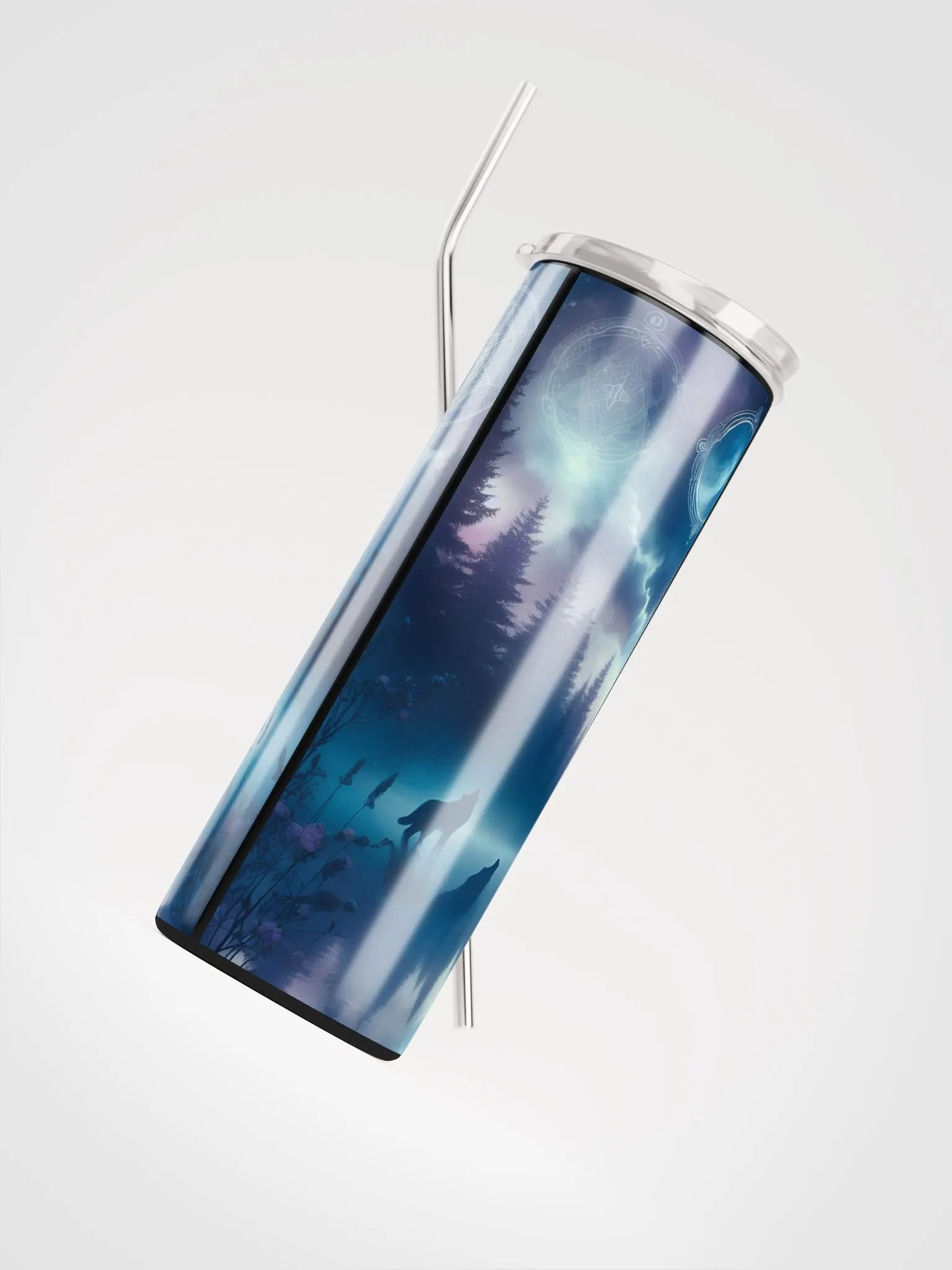 Moonlit Wilderness Stainless Steel Tumbler product image (5)