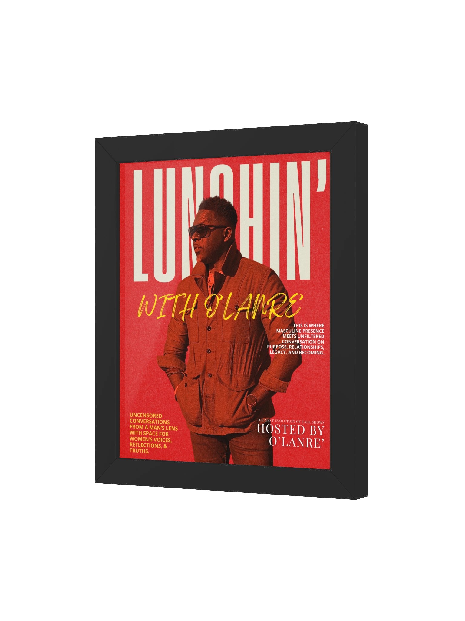 Lunchin’ with O’Lanre — Official Framed Art Print product image (8)