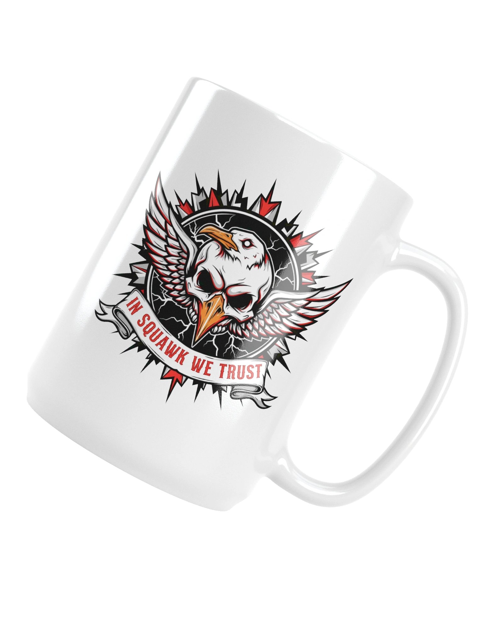 In Squawk We Trust Metal Mug product image (5)