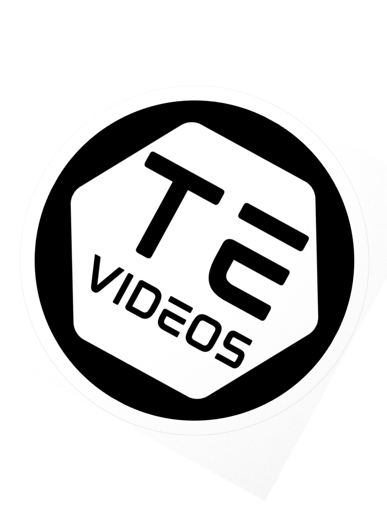 TE Logo Sticker - Black product image (2)