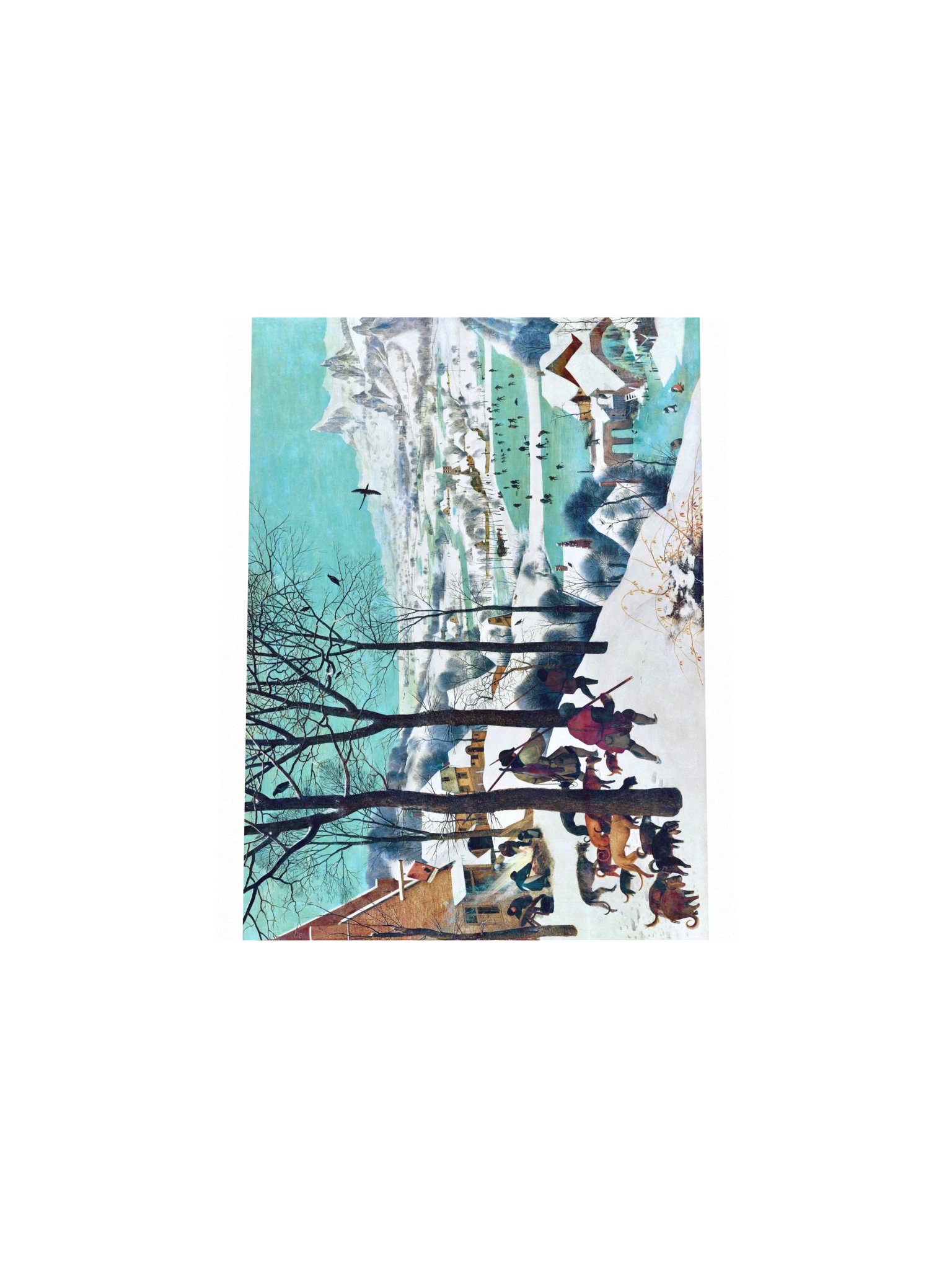 Hunters in the Snow (Winter) — Small Poster product image (4)