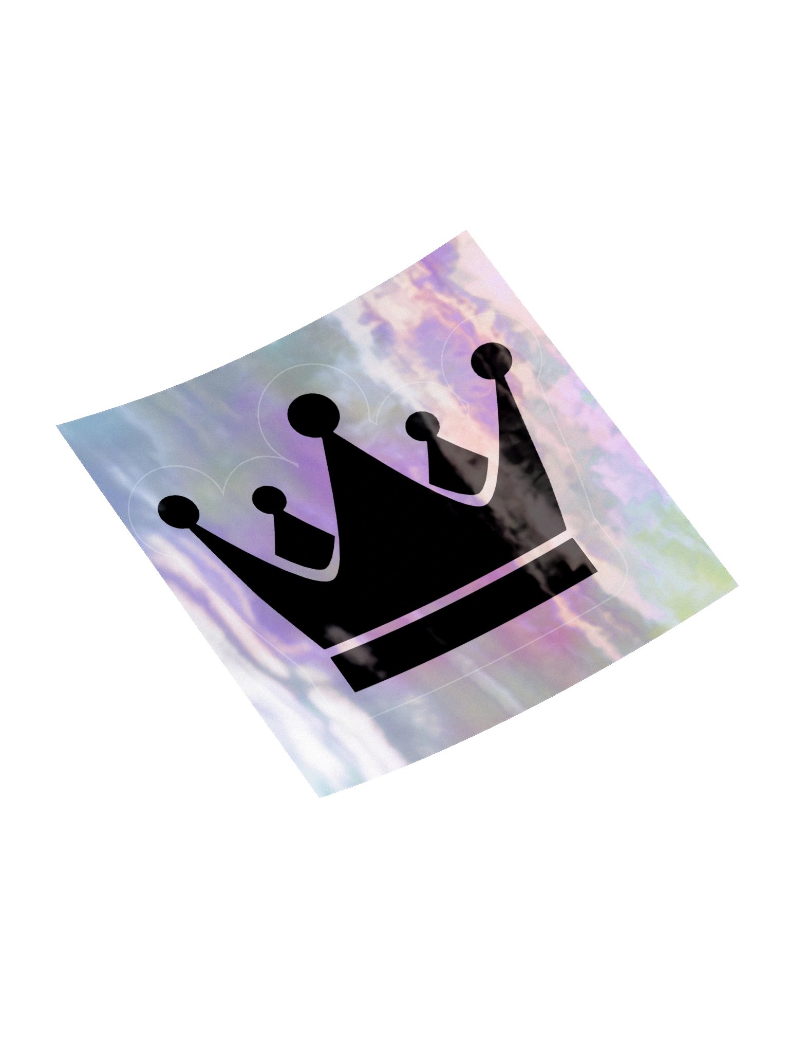 Decium's Holographic Crown Sticker product image (10)