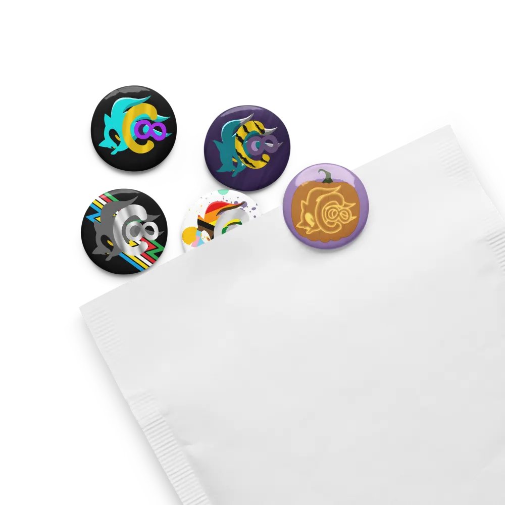 Logos 5 Pin Button Set product image (4)