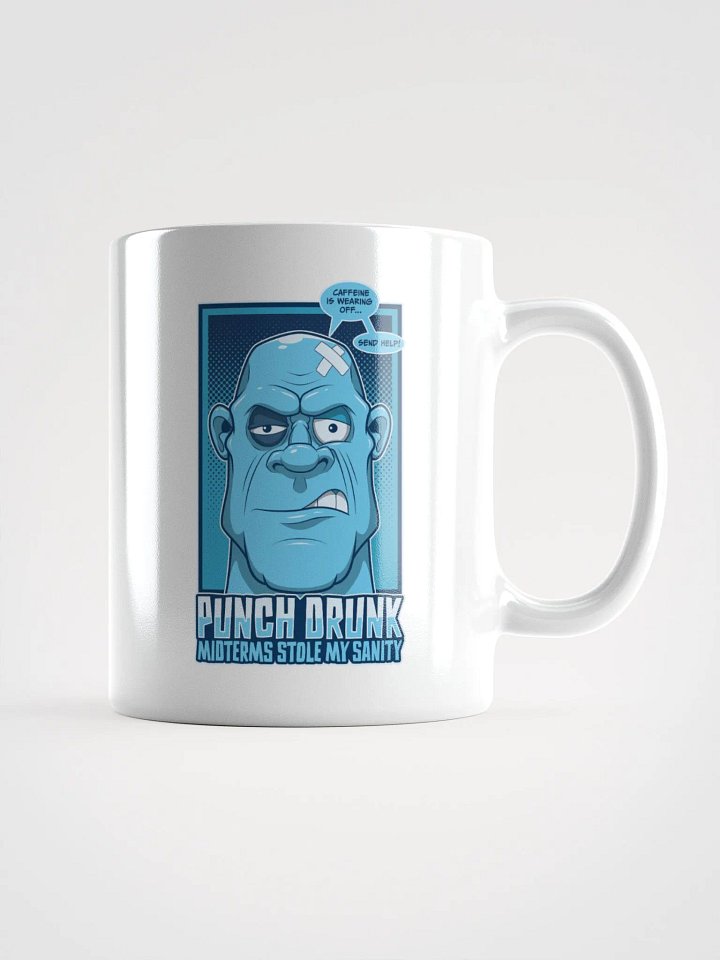 Funny College Coffee Mug – Retro Midterms Cartoon Design product image (1)