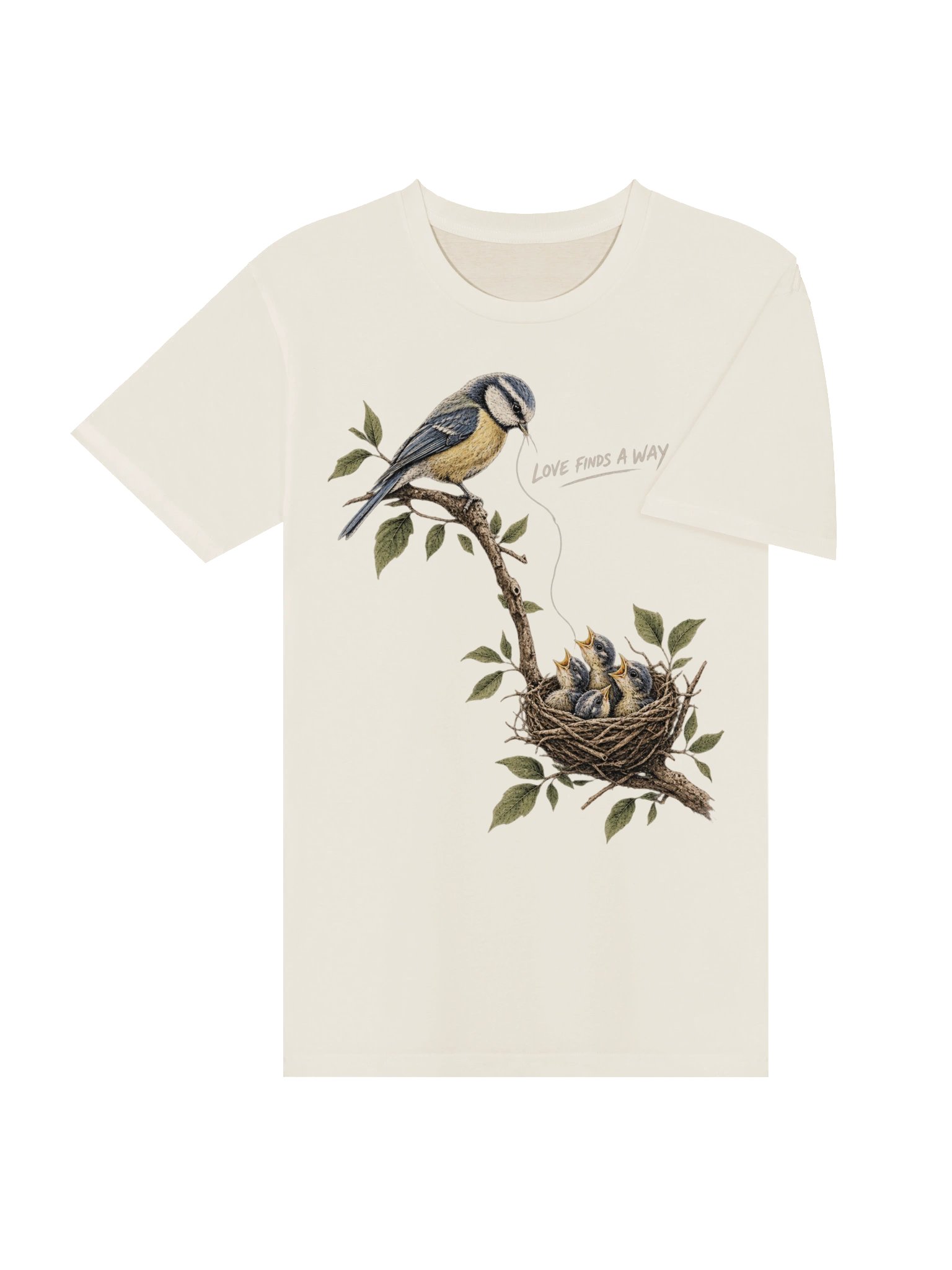 Love Finds a Way – Bird & Nest T-Shirt product image (14)