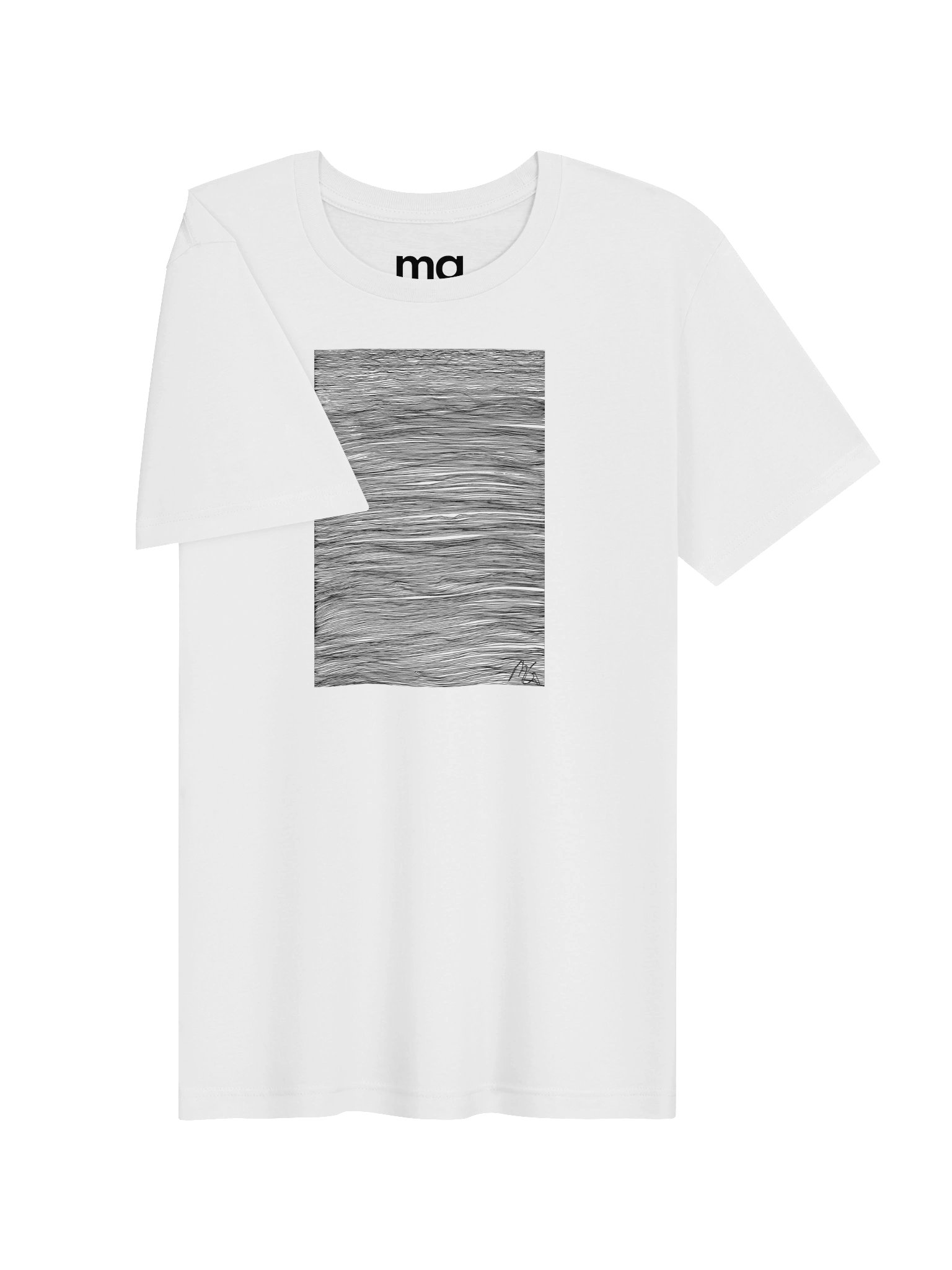 Undulating // T-shirt white product image (3)
